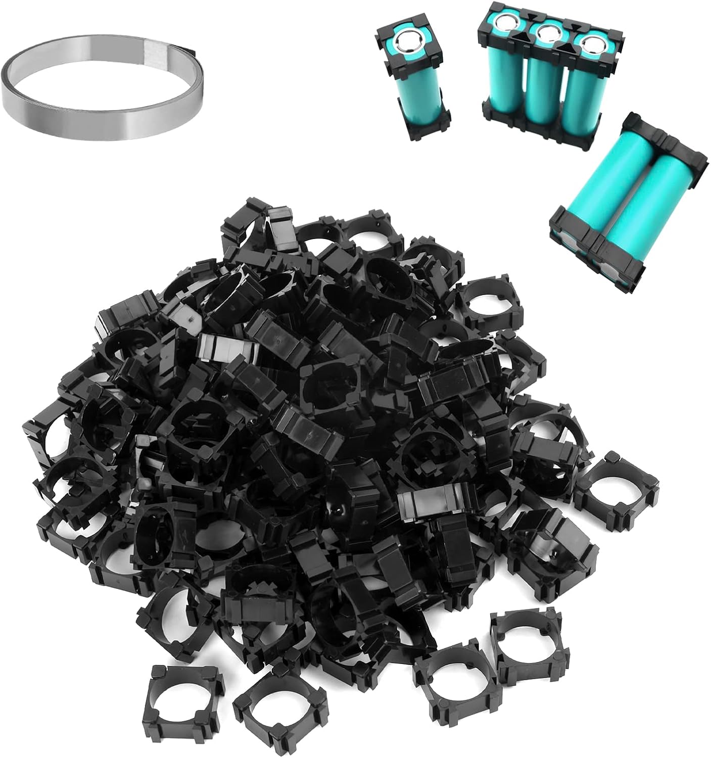 ALAMSCN 18650 Batteriehalter - 200 Teile Für DIY Powerbanks & Akkupacks