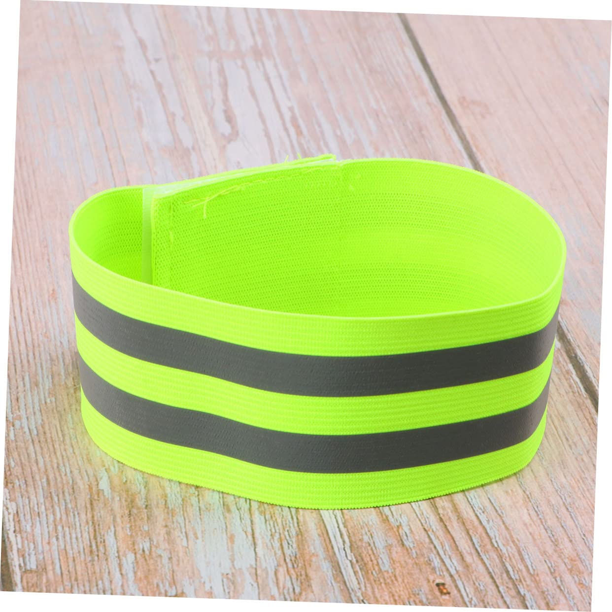 POPETPOP 12 Pièces Bandes Réfléchissantes Bracelet Réfléchissant Bande Réfléchissante Confortable Bande Réfléchissante De Cyclisme Bandes De Cheville Réfléchissantes Green