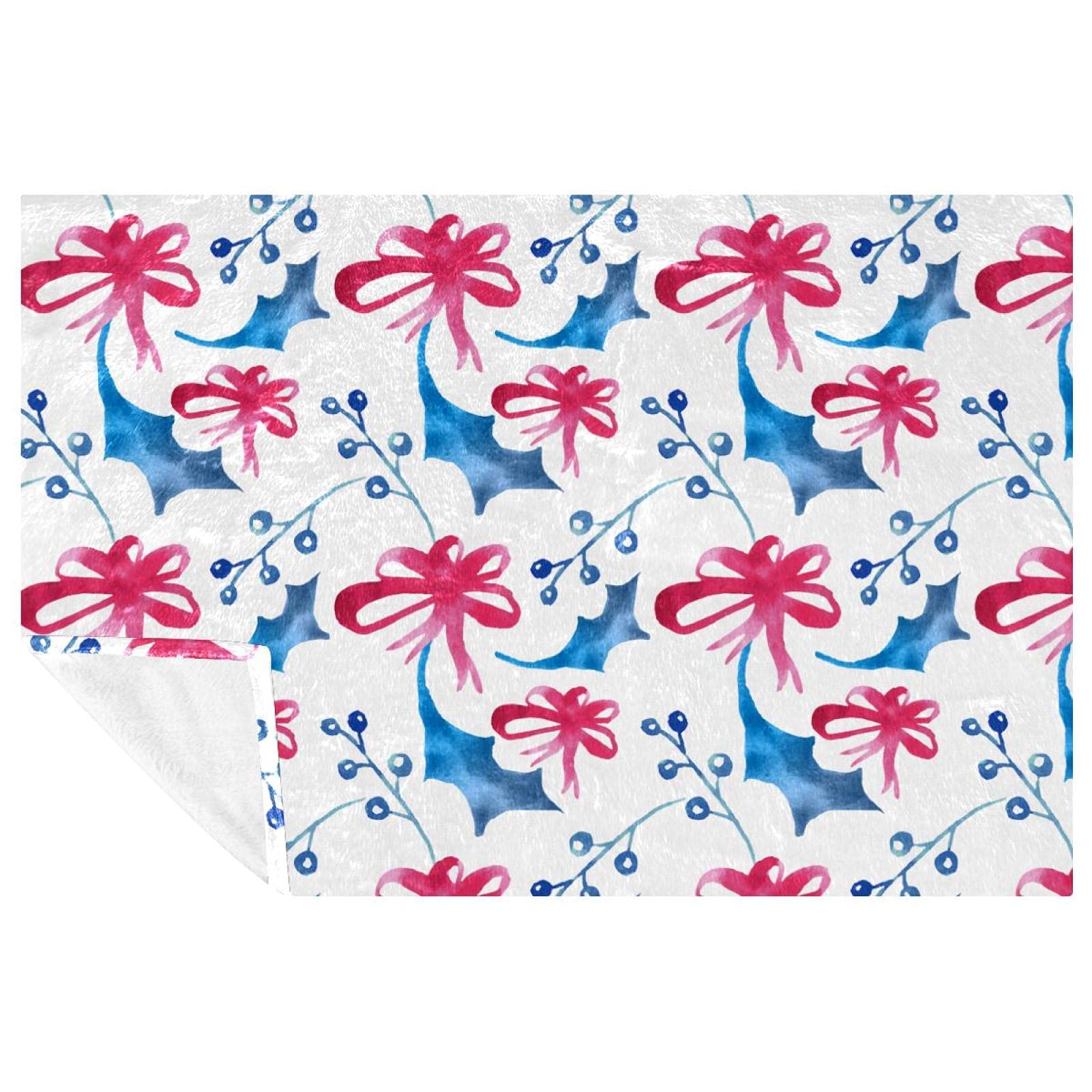 Couverture douce et chaude anti-froid plaid compact 150x100 cm pour lit et camping