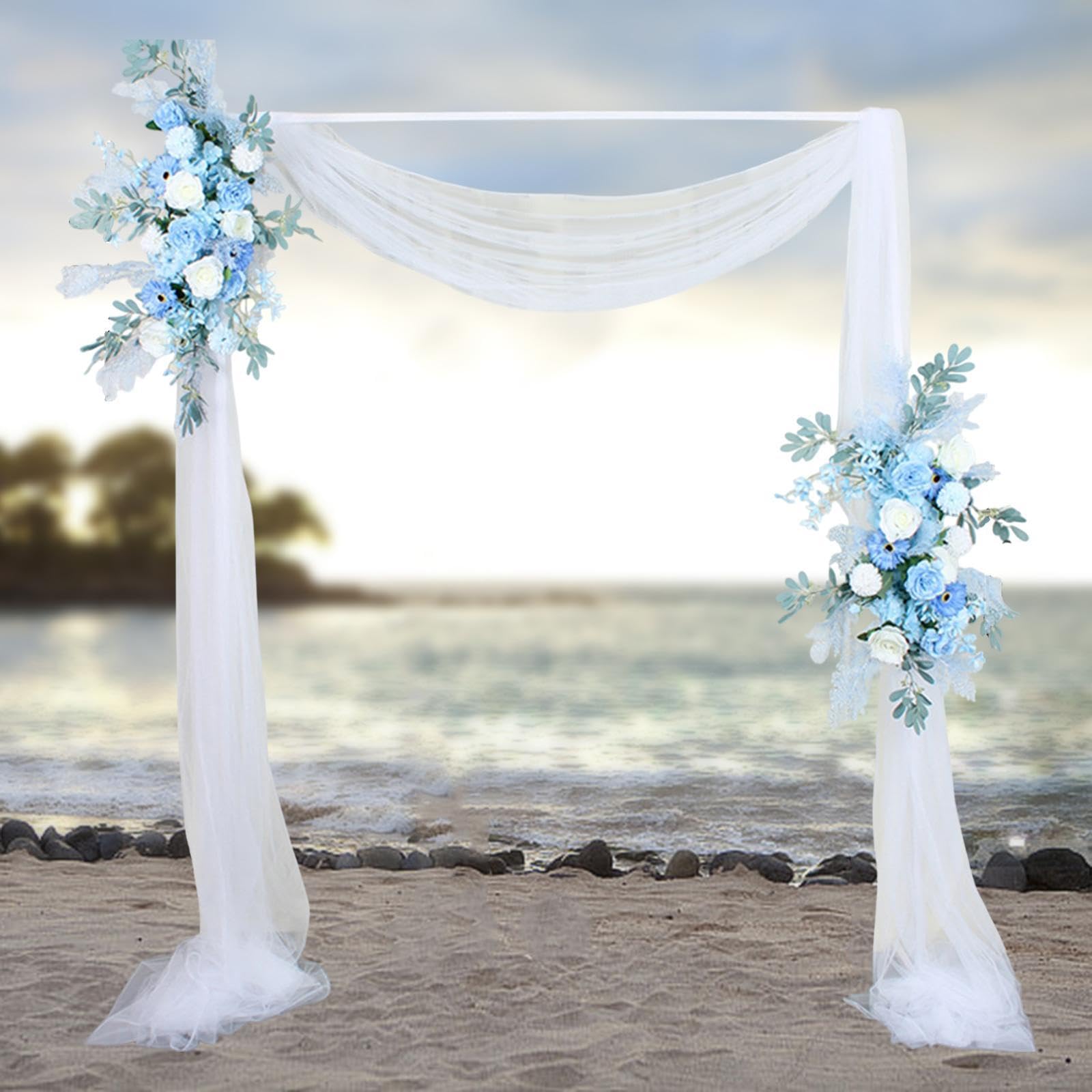 Arco Cerimonia Struttura Arco Metallo Supporto per Decorazione Feste Arco per Cerimonia Versatilità d'Uso Adatto per Matrimonio Festa di Compleanno, Argento