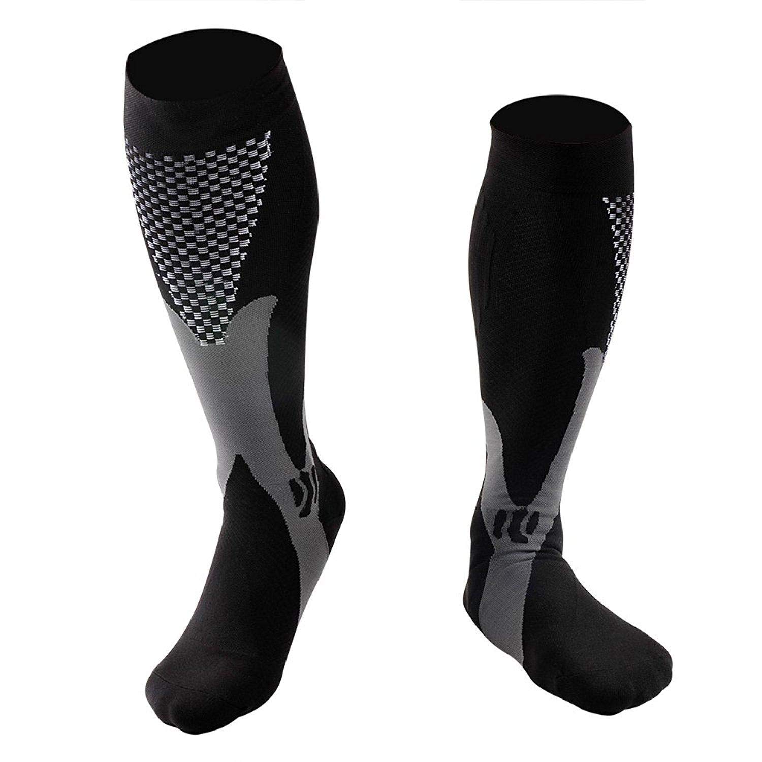 1 Pair Compression Socks For Men Athletic Football Socks