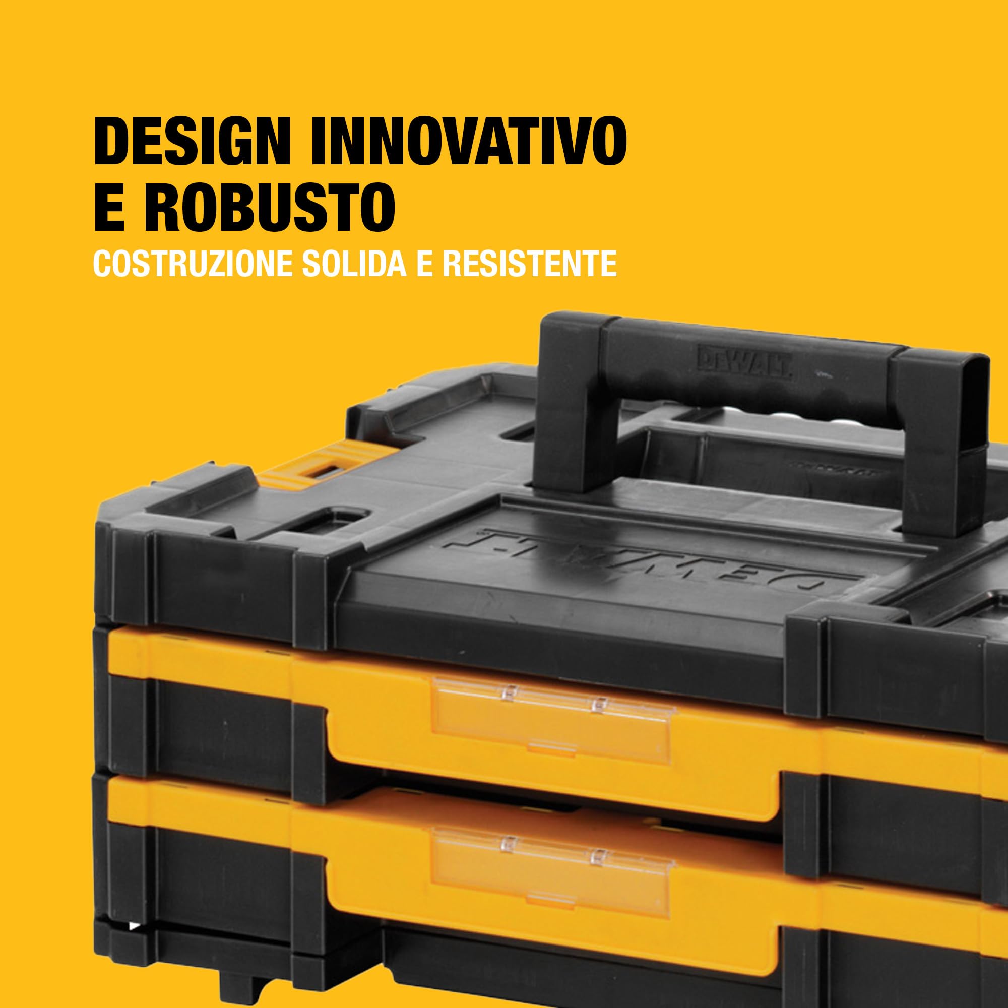 DEWALT IT TSTAK™ IV Doppio cassetto con separatori regolabili, DWST1-70706