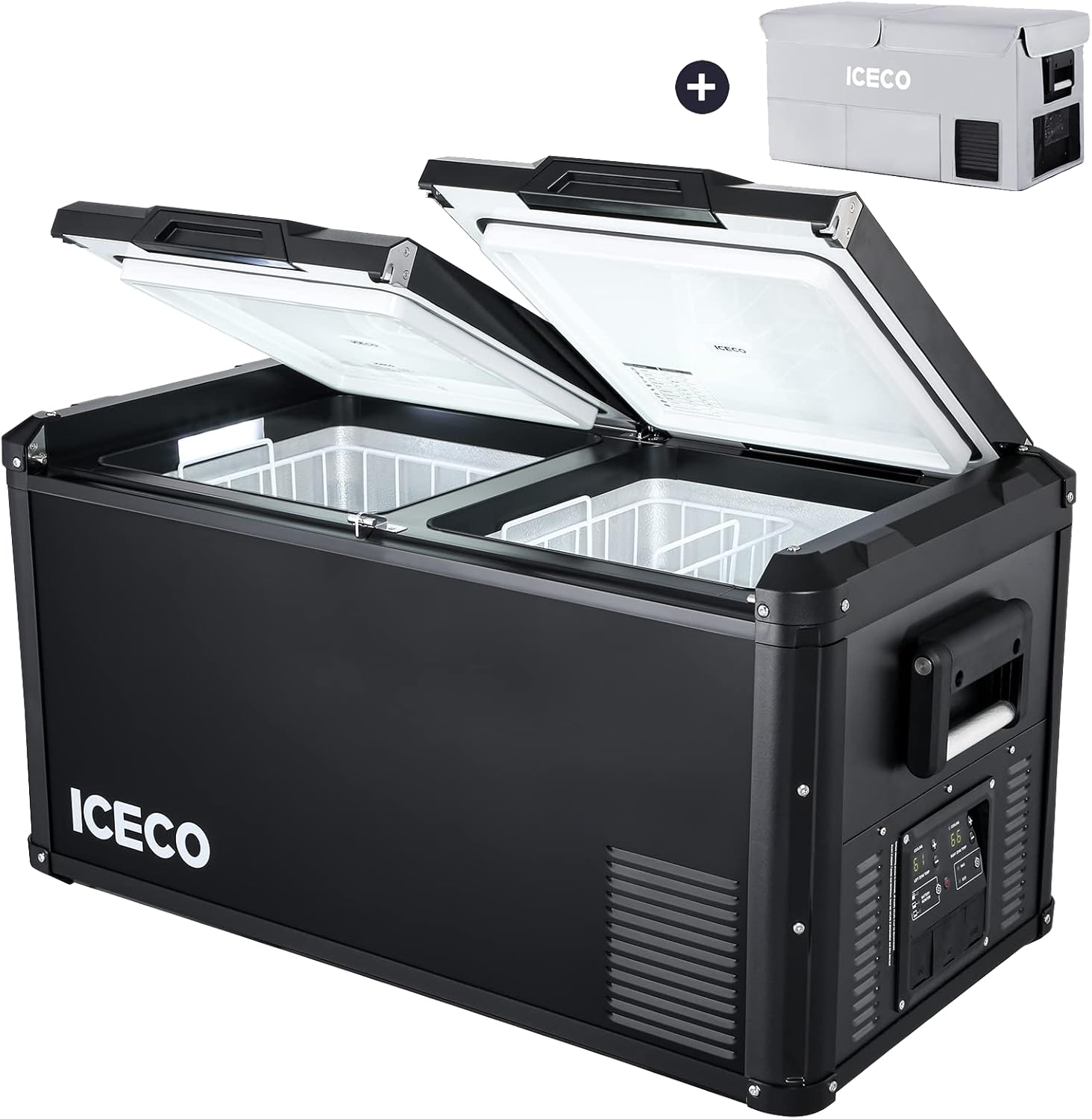 ICECO VL75 ProD Upgraded 75L Portable Car Refrigerator With