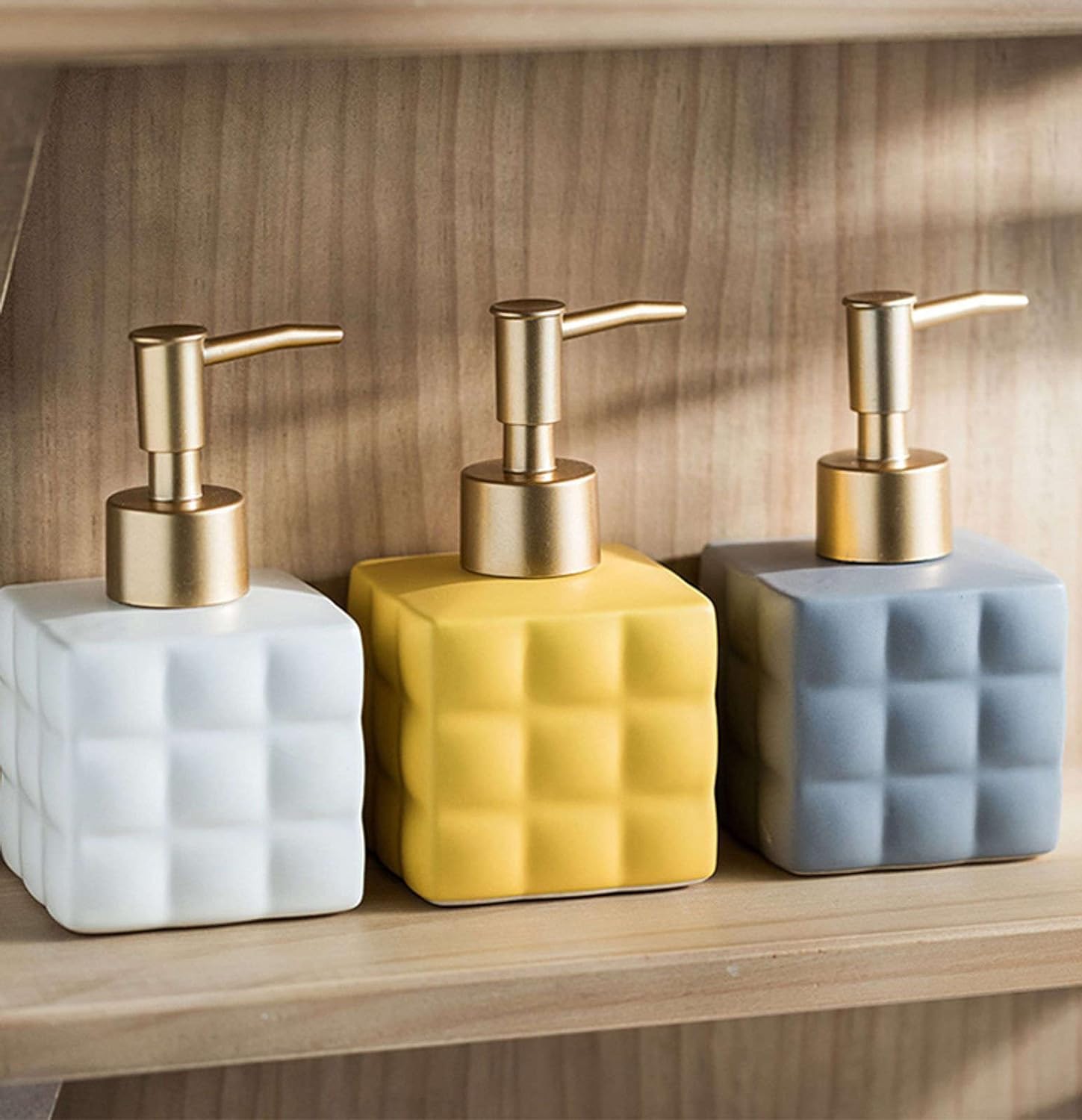 dispenser di sapone, Distributore di sapone, distributore lozione a tinta unita