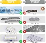 Toolly Grandes rondelles Penny Fender, 225 Pièces 15 Tailles 304 Set de rondelles plates en acier inoxydable -M3 M4 M5 M6 M8 M10 M12
