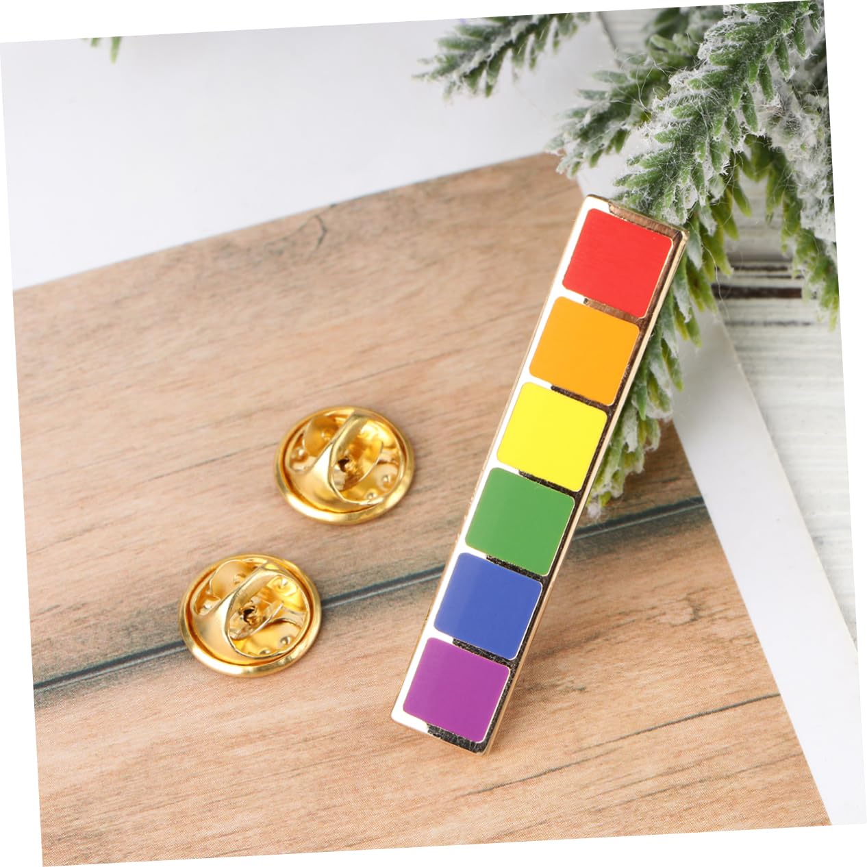 3 Stk Herzförmige Brosche Stolz Anstecknadel Regenbogen-anstecknadeln Broschenknöpfe Für Schwule Hemden Schwule Rucksackbrosche Emaille Pride Anstecknadel Regenbogen-buttons