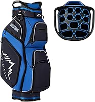 unihimal 14-Way Full-Length Golf Cart Bag for Men - Premium with Cooler Pocket, 10 Storage Pockets & Rain Cover