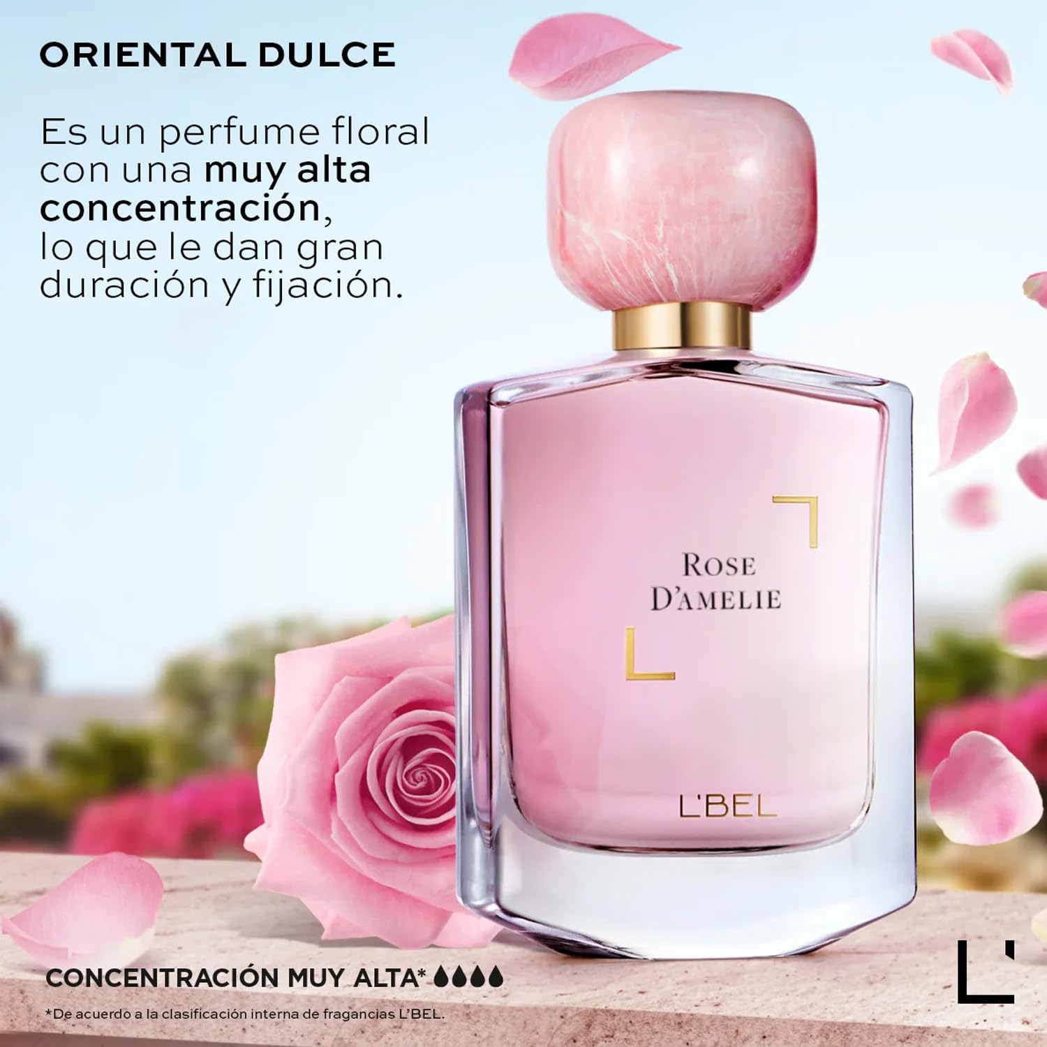 L'Bel Rose D'Amelie Long-Lasting Women's Perfume 45 ml