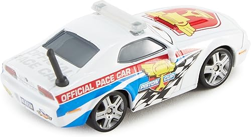 Miniatura 4 de Disney Cars Toys Toys Pat Traxson DXV80 - Vehículo fundido a presión, miniatura, coleccionable, juguetes de carreras basados en autos, juguetes,