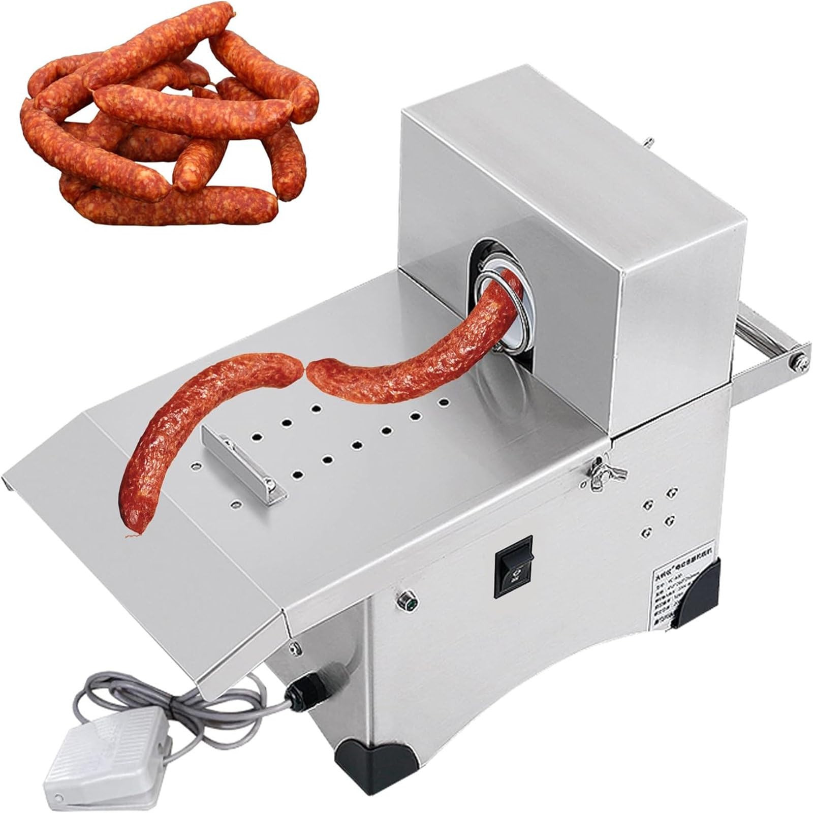 Machine automatique de liaison de saucisses électrique 200W en acier inoxydable pour boucher