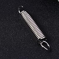 Vista 8 de 2 piezas de resorte de pedal de tambor de acero inoxidable para piezas de instrumentos de percusión, herramienta de llave de tambor, accesorios