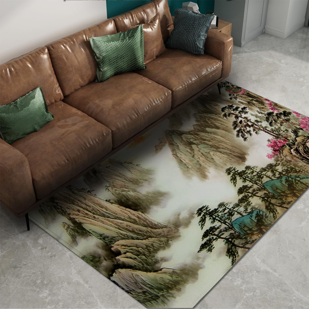 Tapis chinois lavable 200x300 résolvant les problèmes de glisse du sol