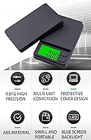 Vista 2 de Báscula digital de bolsillo de 35.27 oz x 0.00 oz, báscula de gramos, báscula digital de gramos, báscula de alimentos, báscula de joyería, báscula