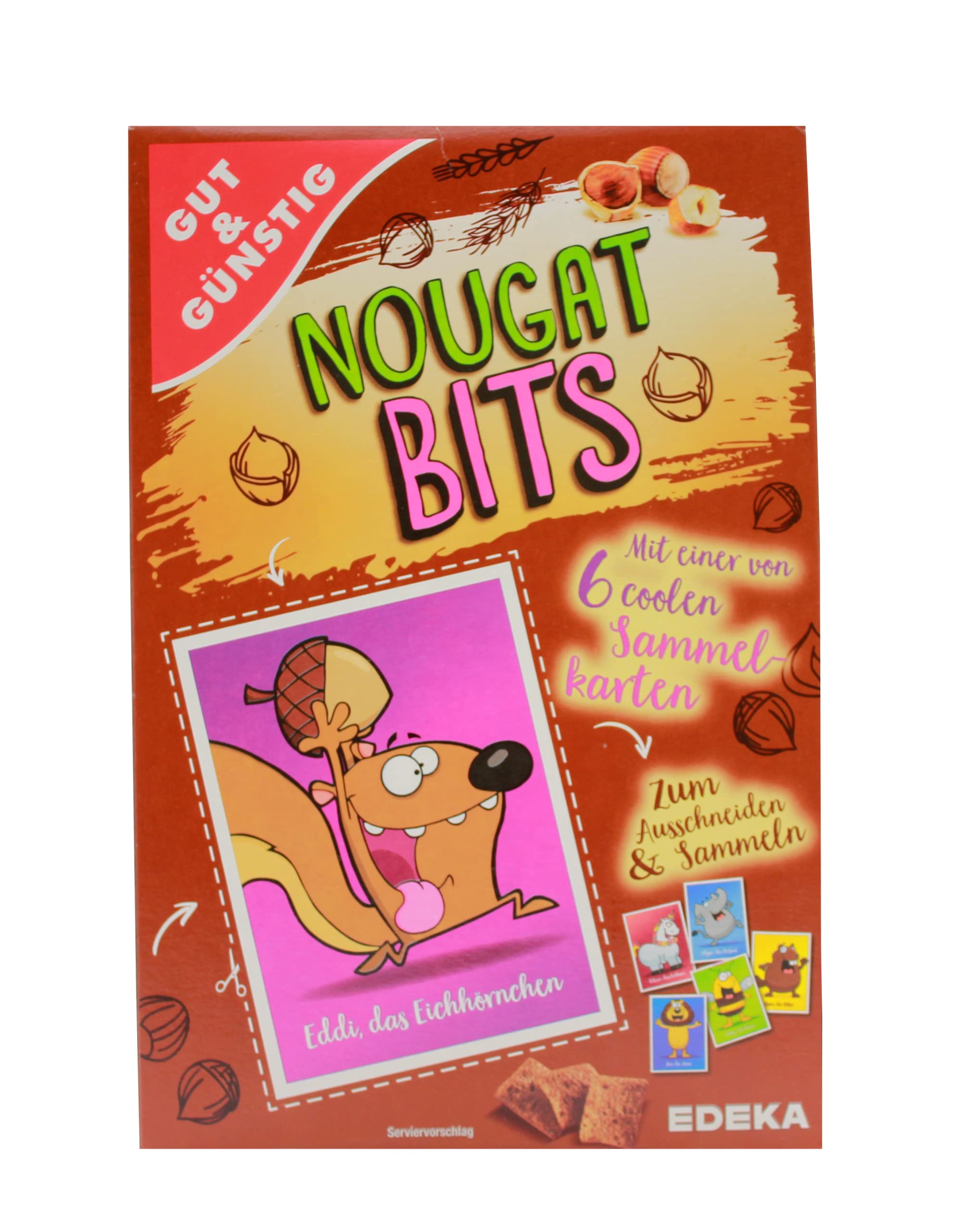 Gut und Günstig Nougat Bits, 5er Pack (5 x 750g)