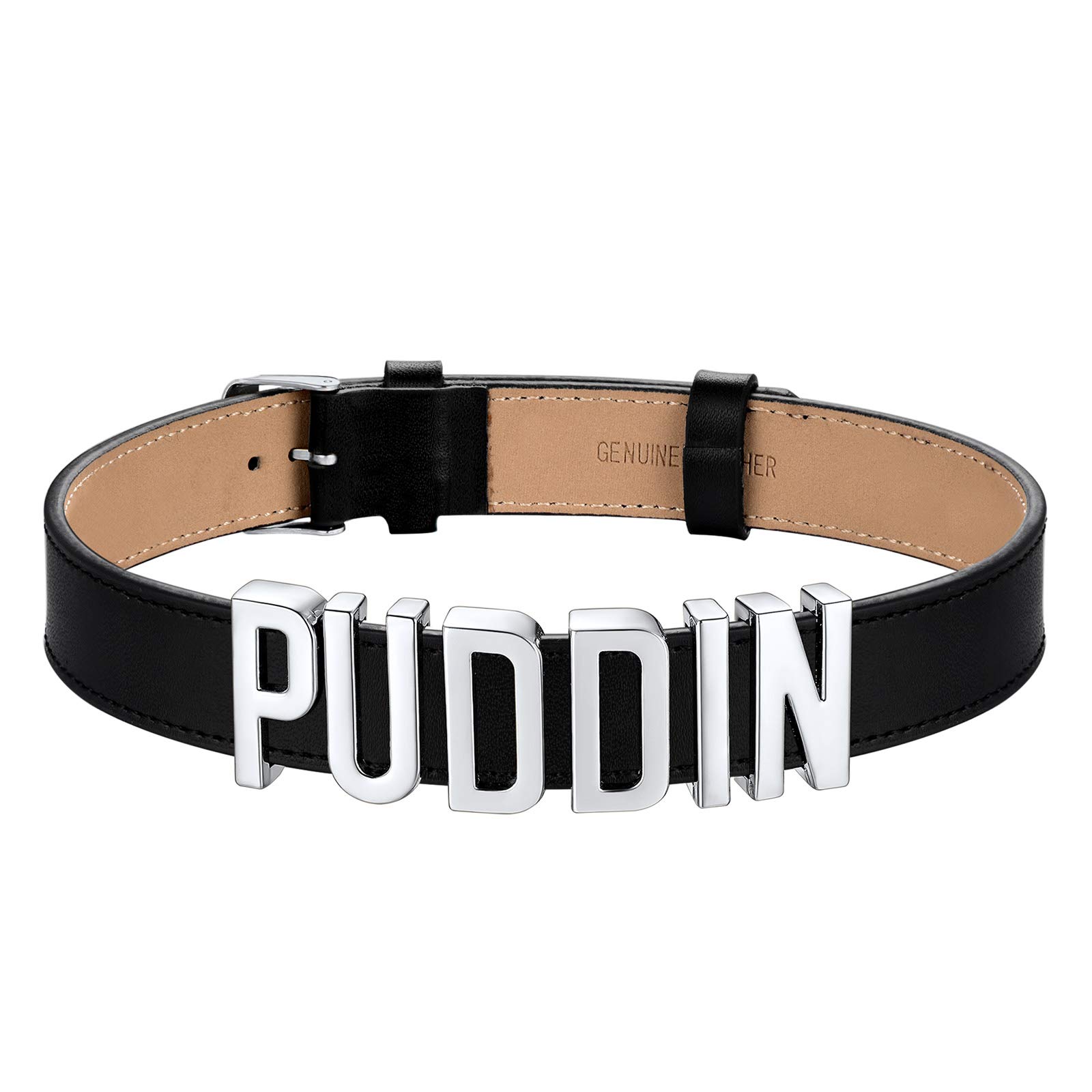 FindChic Collana Girocollo in Vera Pelle per Donna Collana Donna per Cosplay
