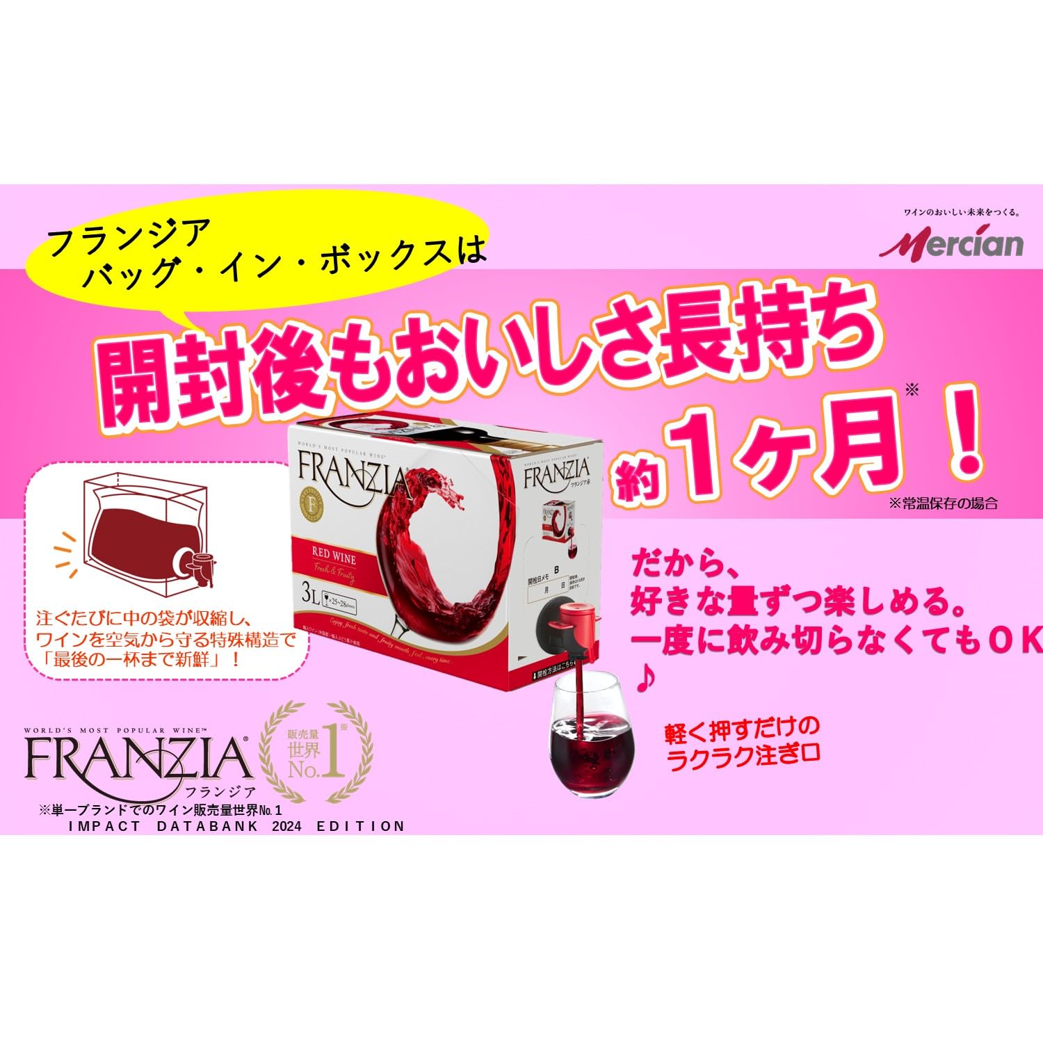 Amazon.co.jp: ボックスワイン3L白中辛口フランジアカリフォルニア[白