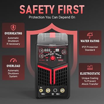 YESWELDER Cold TIG Welder 7 In 1 Cold Spot Lift TIG/Stick Welding Machine