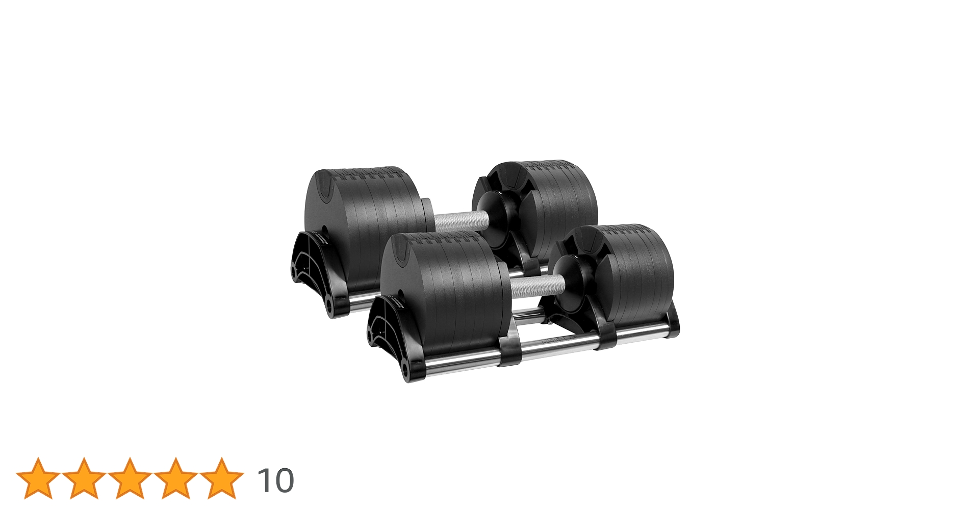 【新品未使用】NUOBELL 236 BLACK NUO-FLEX2.0 36 NÜO Dumbbells – Adjustable, Space-Saving Home Gym Dumbbells