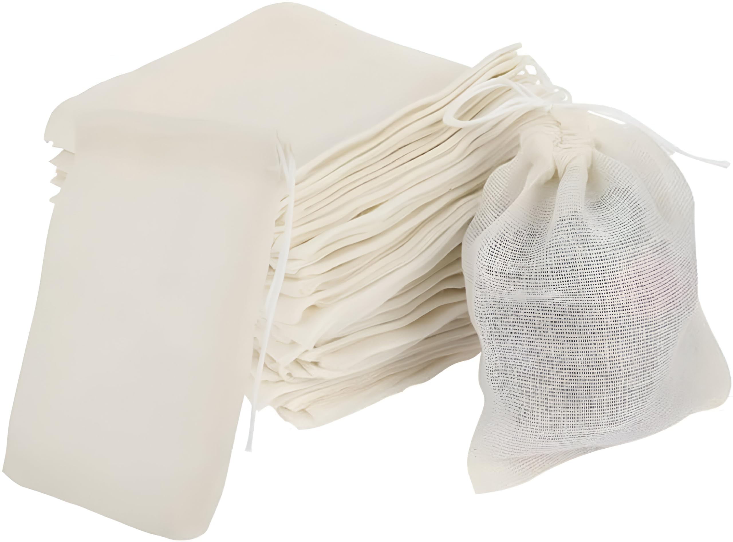Birdbrid Drawstring Muslin Bag - Coin Pouch & Herb Bag Pouch for Wedding Party Jewellery Gift Wrap Pack (12)-image-20