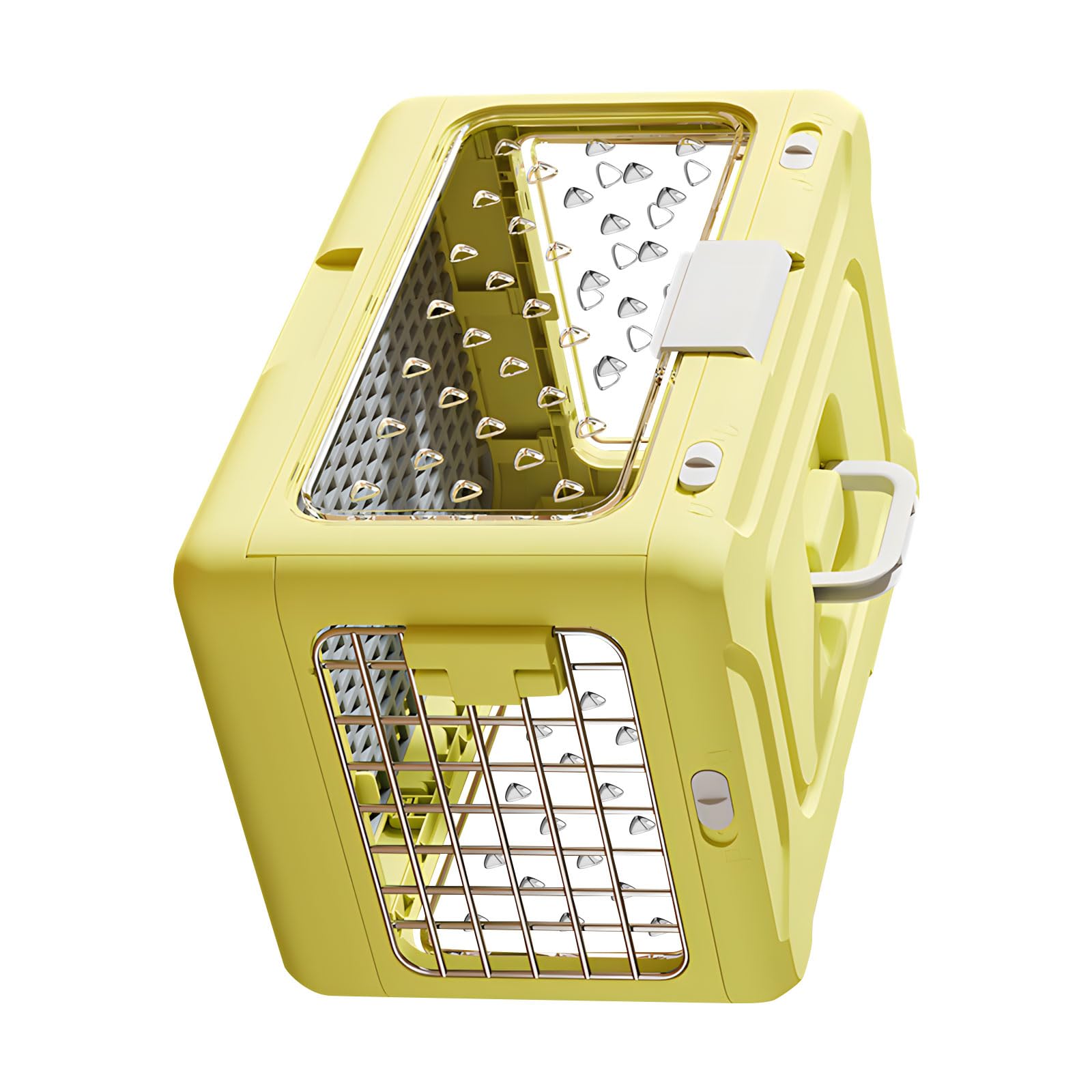 Jaula resistente para mascotas de diseño plegable con práctica bolsa de transporte de mano