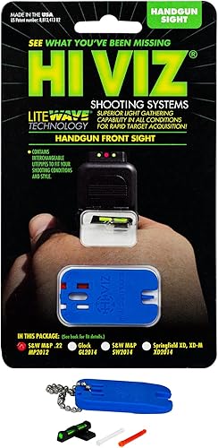 Miniatura 6 de HIVIZ Smith and Wesson M&P - Mira frontal de pistola, 0.22 pulgadas