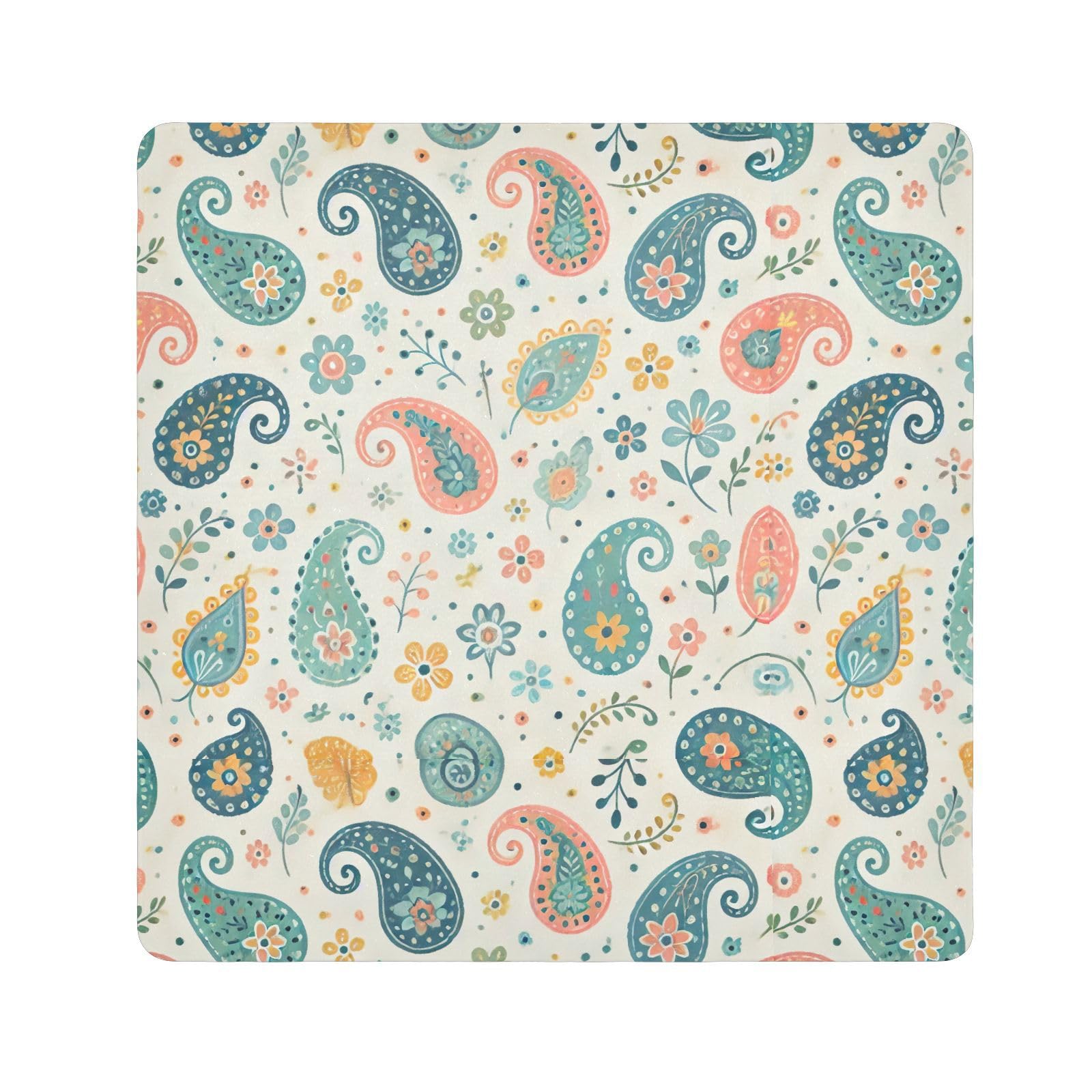 ODAWA Floral Paisley Blue 17.7