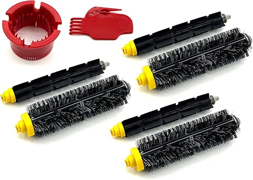 Miniatura 8 de Piezas de repuesto para iRobot Roomba 600 500 Series 694 695 677 671 690 680 660 650 620 614 595 585 564 Vacío Robótico, 2 cepillos de cerdas, 2