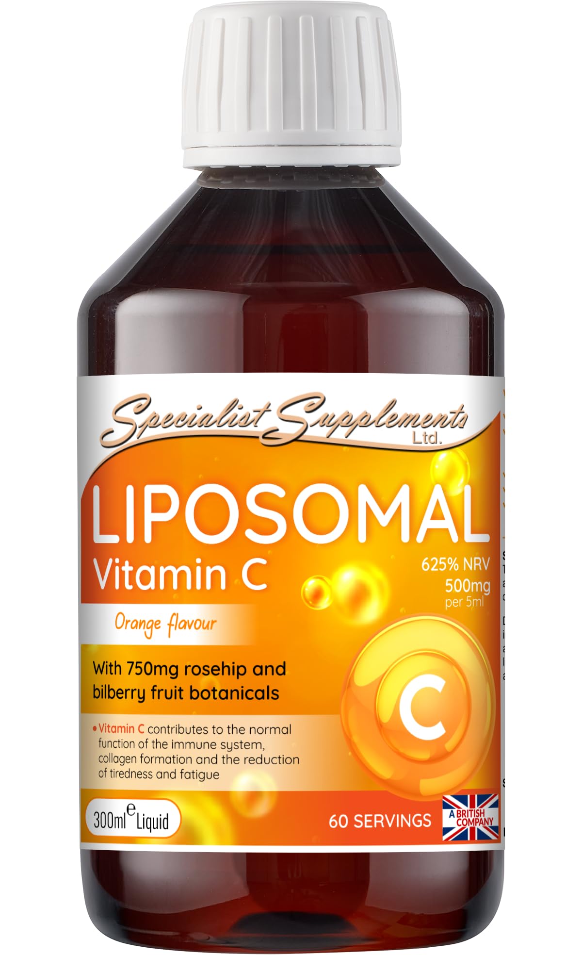 Specialist Supplements LIPOSOMAL Vitamin C, 300ml Liquid