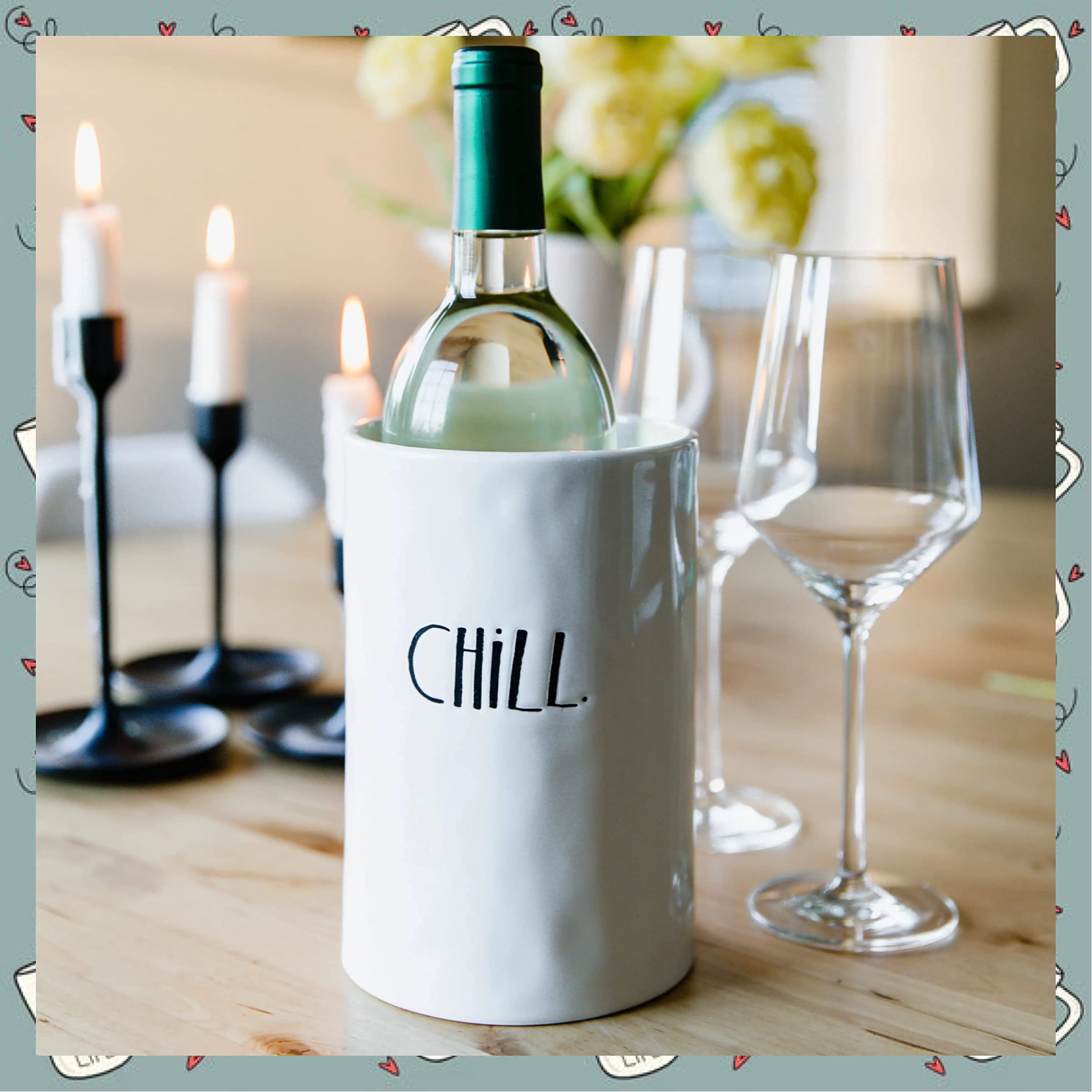 Rae Dunn Rose wine Chiller munimoro.gob.pe