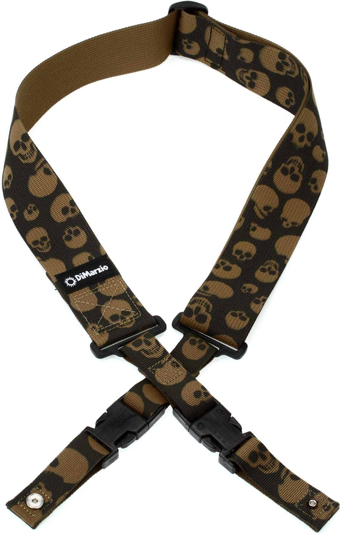 DiMarzio DD2200MGSK ClipLock Camo Skulls Gitar Askısı