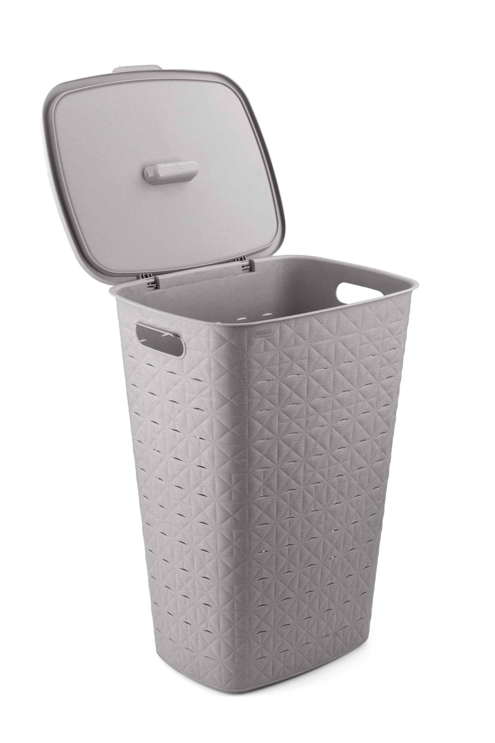 CURVER SOFTEX - Cesto Portabiancheria Da 56 L, Colore: Tortora