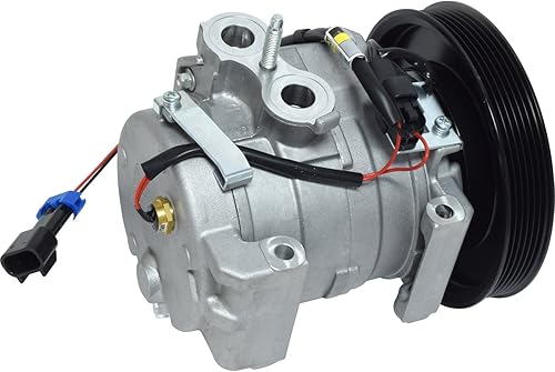 Compresor de A/C 10S15C para Freightliner Cascadia, Coronado, MT45, MT55 / Western Star 4800SF, 4900EX, 4900SA.. (6 ranuras) - 4713442 QR