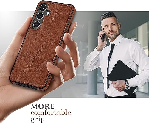 Miniatura 4 de LOHASIC Funda para teléfono Samsung Galaxy A14 5G, elegante funda de piel sintética con puntada retro vintage para hombres y mujeres, agarre