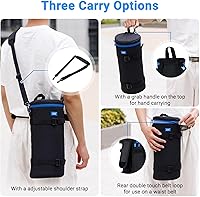 Vista 3 de Funda gruesa extra grande para lente de cámara Canon RF 7.874-31.496 in F6.3-9 IS para Nikon 7.087-23.622 in/23.622 in F6.3 para Sony 7.874-23.622