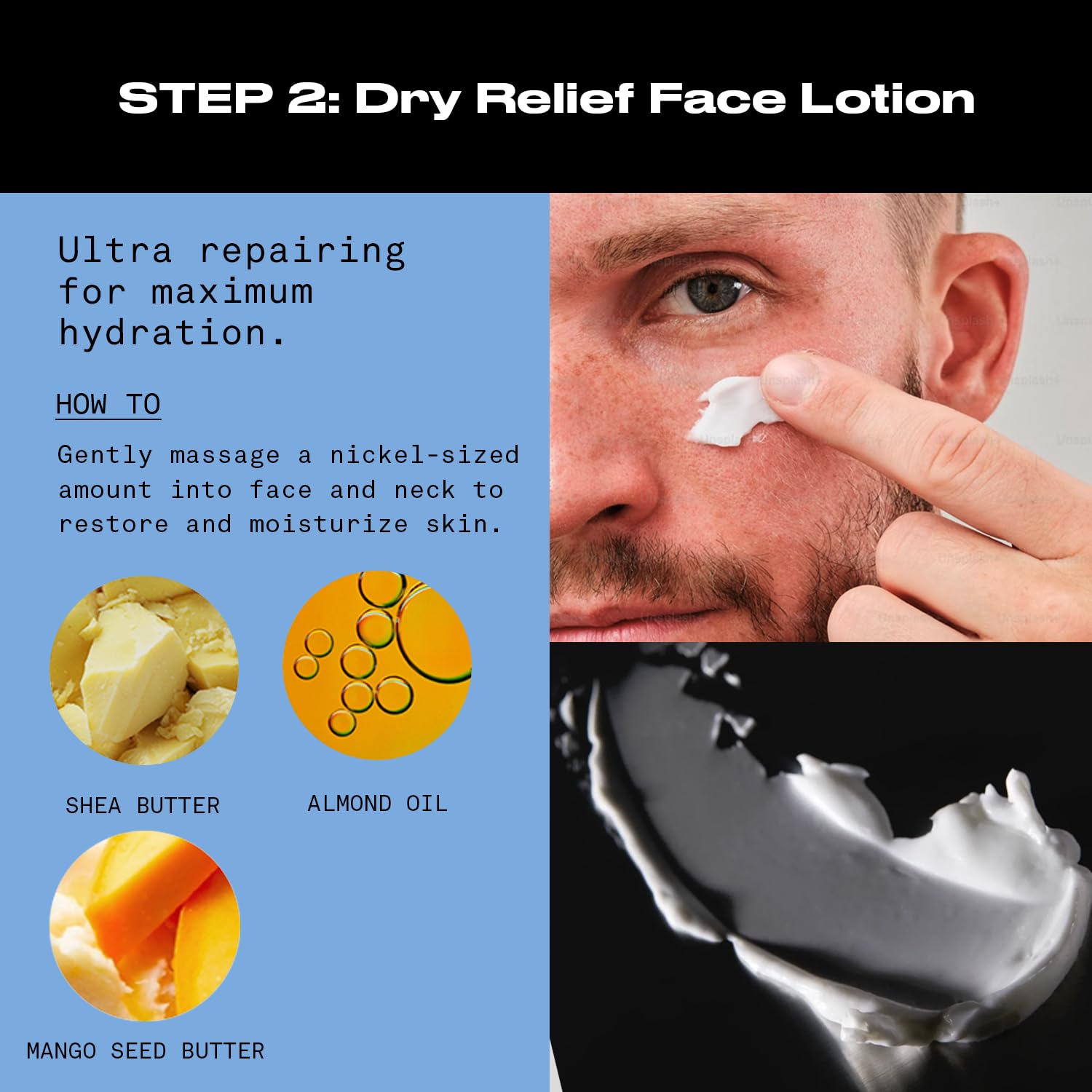 Hawthorne Moisturizing Men’s Skin Care Kit. Men’s Facial Care Kit with Face Wash Cleanser and Face Lotion For Dry, Sensitive Skin. Natural, Non-Toxic, Paraben Free, Phthalate Free. 4 Fl. Oz. Each. - Image 5