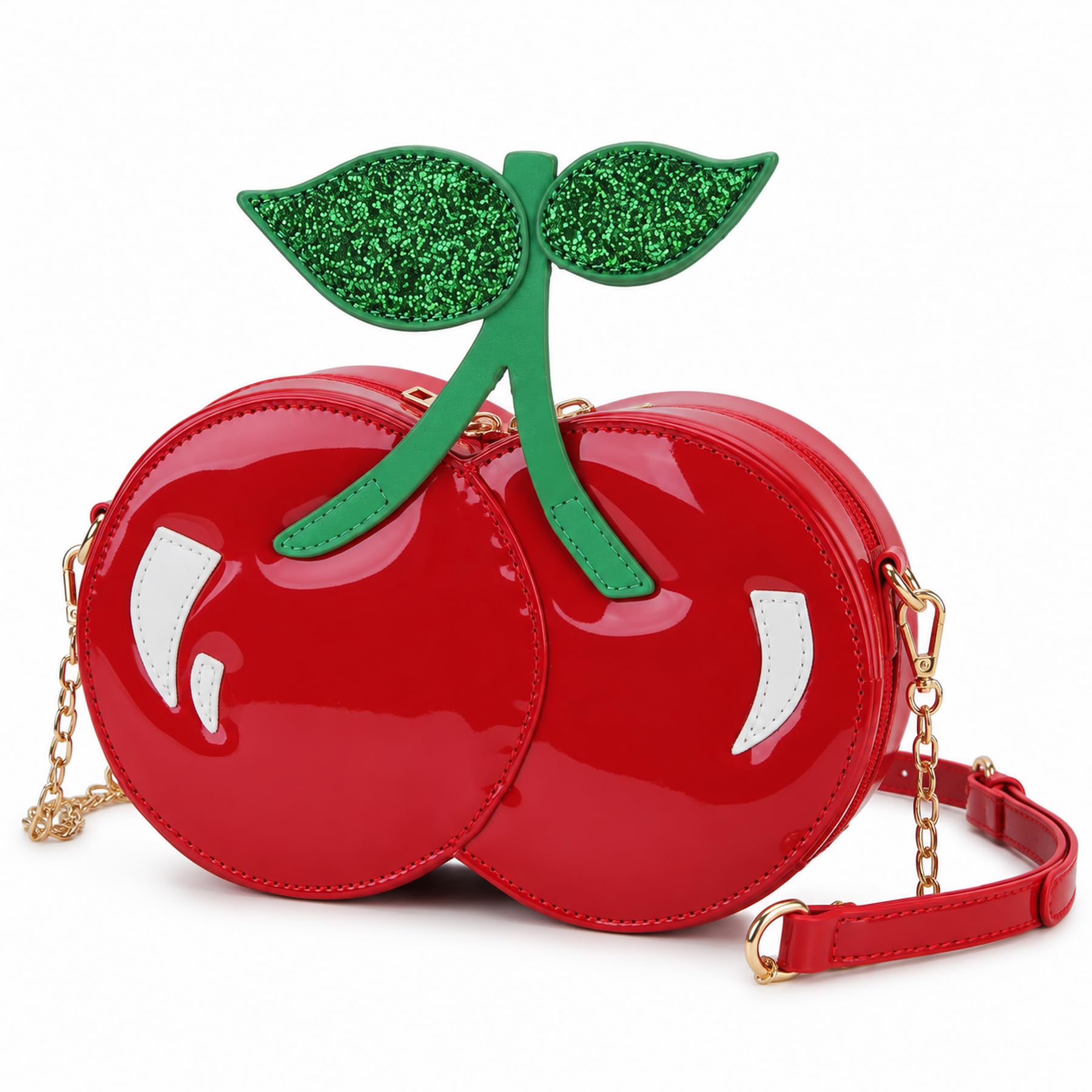 Fun Shape Purse for Women Novelty Handbags Unique Chain Crossbody Bag for Teens with Adjustable Shoulder Strap
