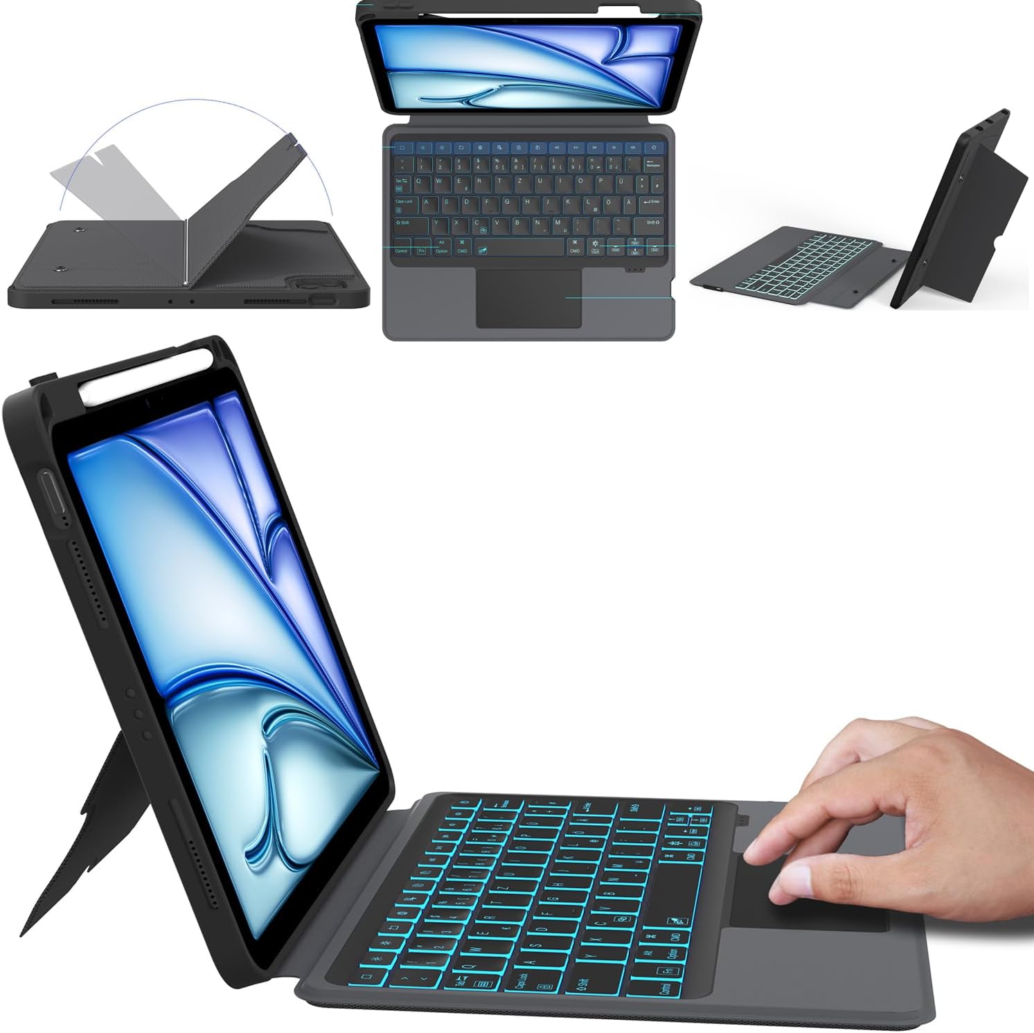Ipad Pro 9 7 Zoll Tastatur Case Logitech SLIM FOLIO PRO für iPad Pro 12.9 Zoll Tastatur-Case mit