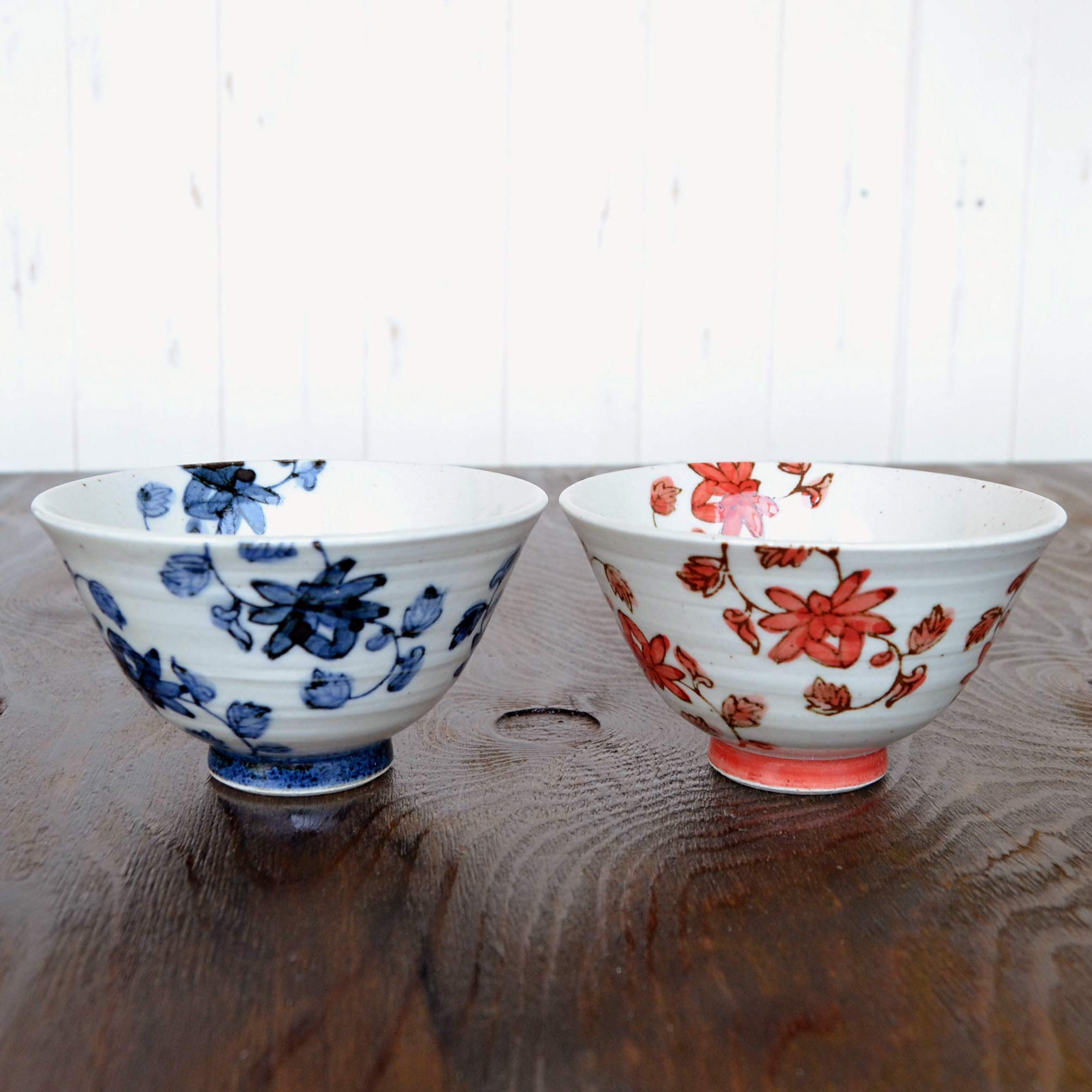 夫婦茶碗 プレゼント ごはん茶碗 有田焼 飯碗 彩花唐草 日本製 夫婦