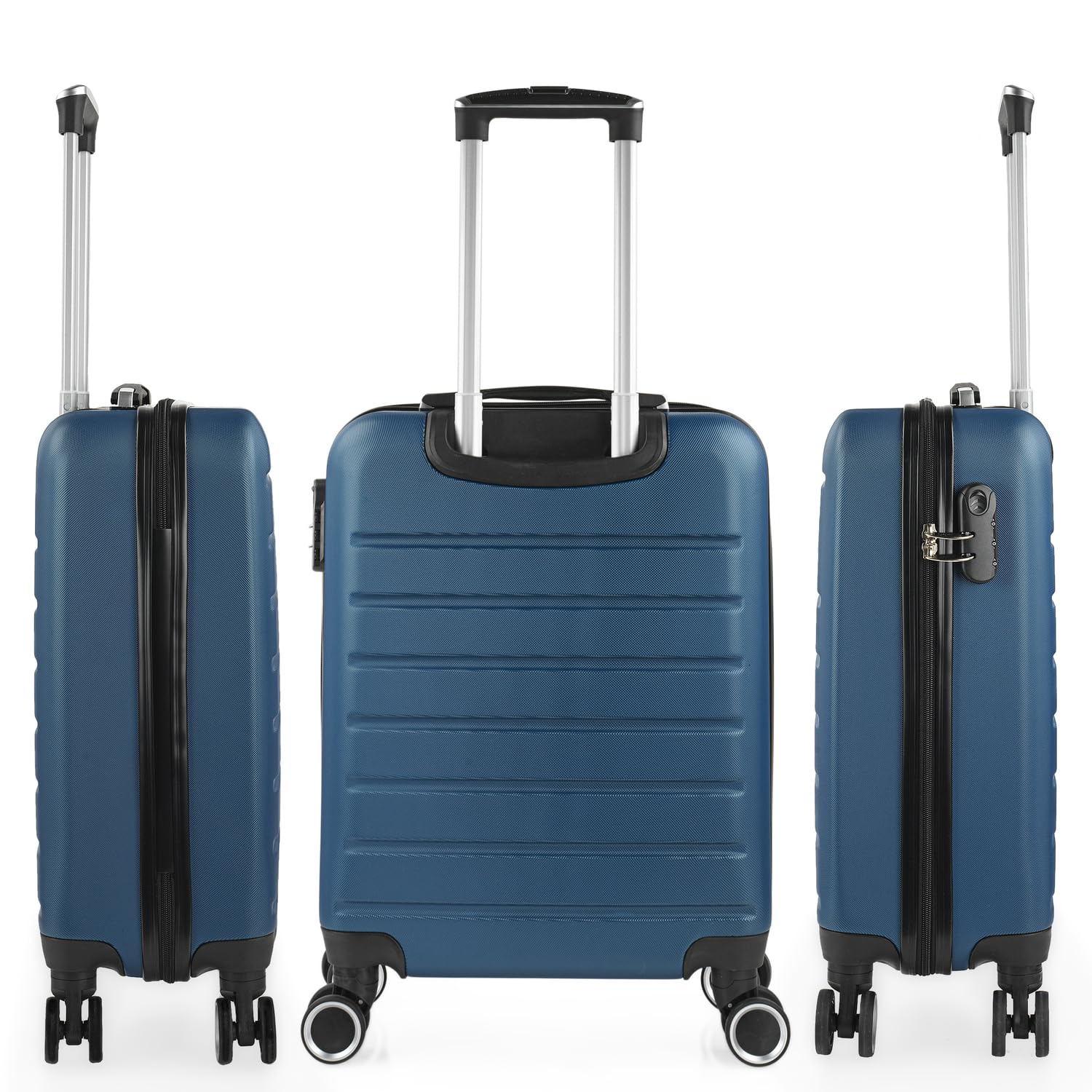 Maleta de cabina 55x40x20 - Maletas De Viaje Cabina Rígidas Trolley Con 4 R
