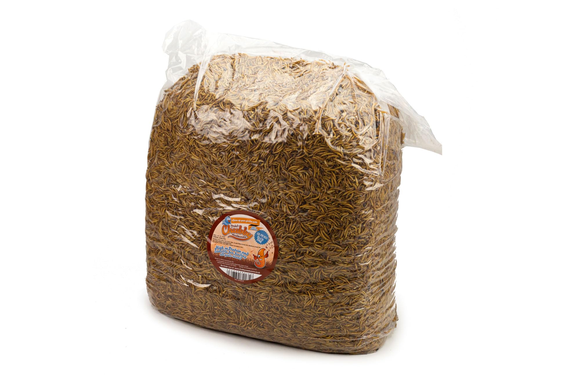 Chubby Mealworms Refill Bag (800g), Dried Mealworms For Wild Birds, Protein Rich Dried Meal Worm, High Energy for Birds, Reptiles, Geckos, Ducks — view 8