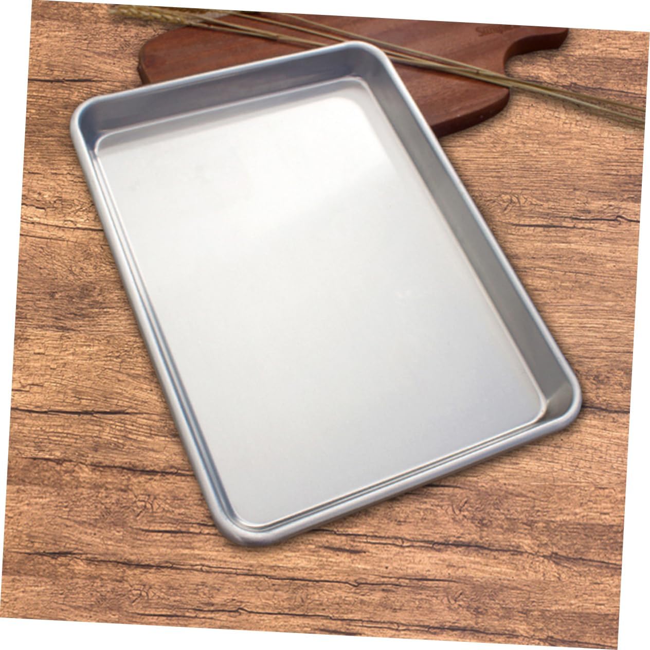 2pcs Nonstick Baking Tray Versatile Cookie and Cake Pans for Savory Baking Easy to Clean Aluminum Alloy for Cookies Breads and Roasting Vegetables