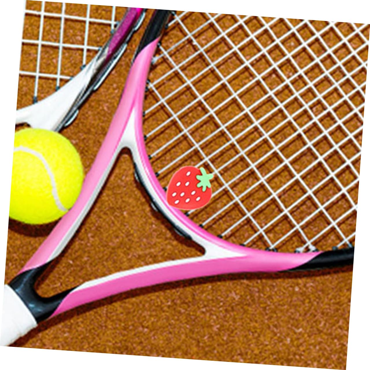 Toddmomy Ammortizzatori Tennis Silicone Assorbitori per Tennis Design E Comfort per Braccio Accessorio per Giocatori età 8 * 3