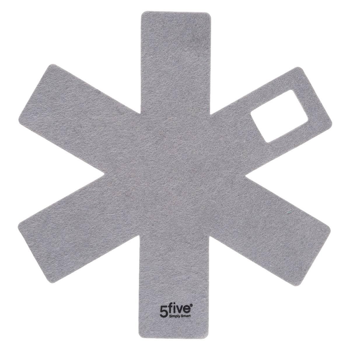 5five 6 protezioni antigraffio grigio-nere