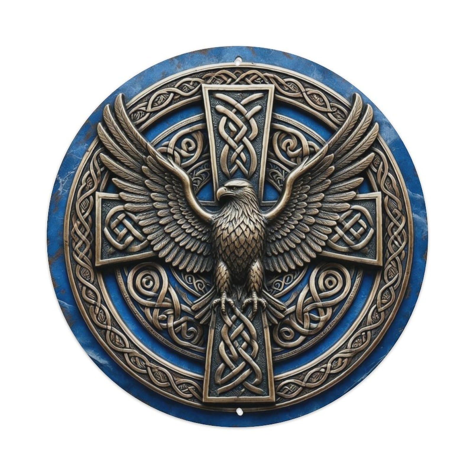 American Bald Eagle Patriotic - 副本 Metal Tin Sign Plaque