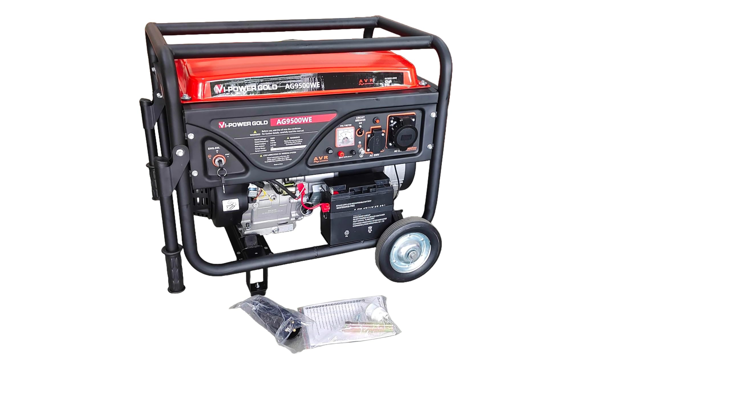 VI POWER GOLD 9.5 KVA SELF START GENERATOR FOR HOME AND OUTDOOR USE | 9.5 KW OR 9500 WATT GENERATOR | PORTABLE PETROL GENERAOTR-image-5