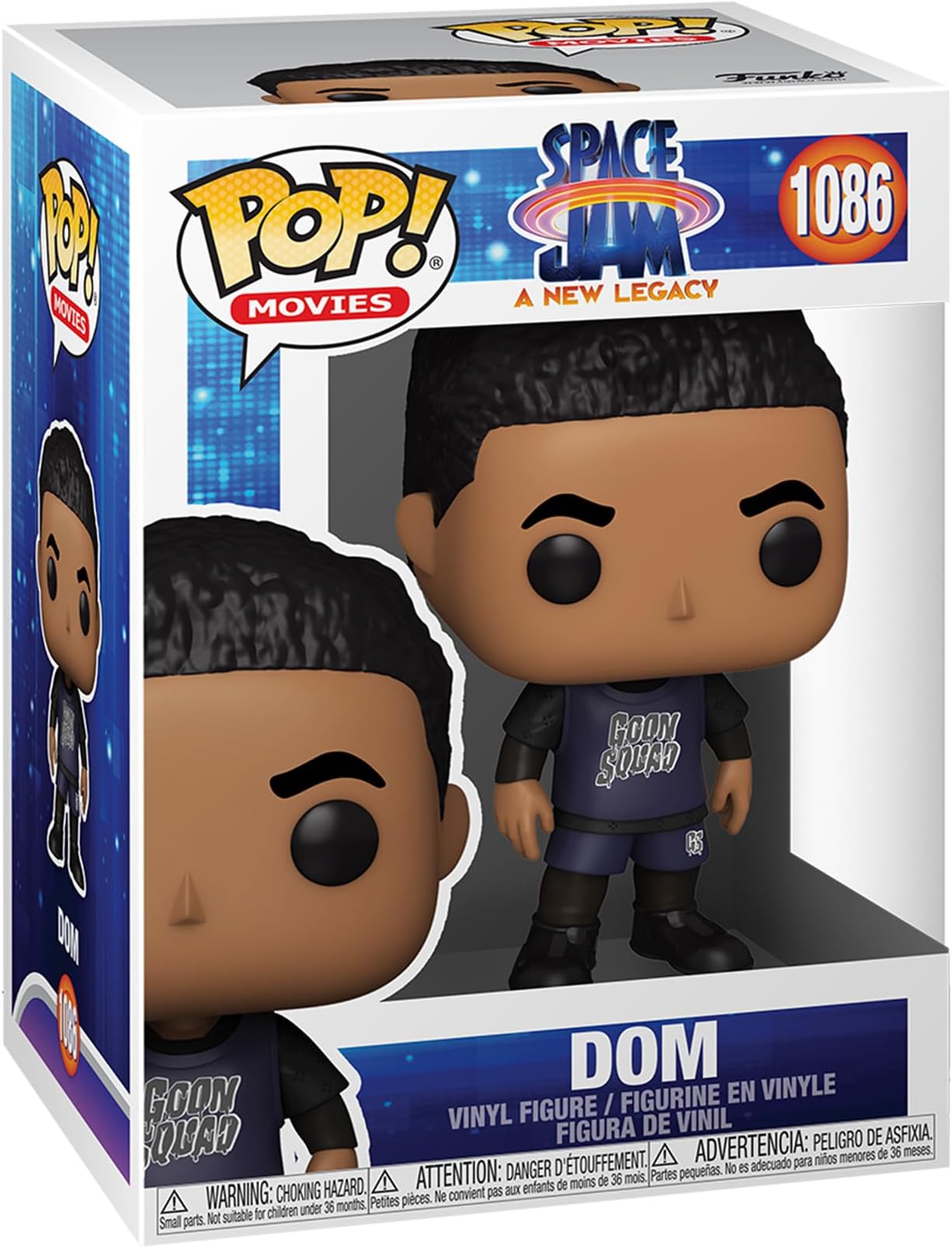 Funko POP! Movies: SJ2- Dom - 1/6 Odds for Rare Chase Variant - Space Jam 2 - Collectable Vinyl Figure - Gift Idea - Official Merchandise - Toys for Kids & Adults - Movies Fans