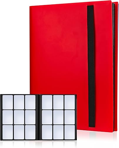 Miniatura 1 de CLOVERCAT Carpeta impermeable de 4 bolsillos para tarjetas coleccionables, soporte para exhibición de álbumes de intercambio, expandible, 400