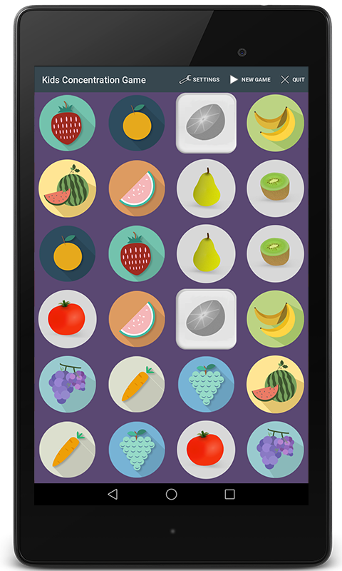 Aplicación Kids Concentration Game (free) en Amazon Appstore