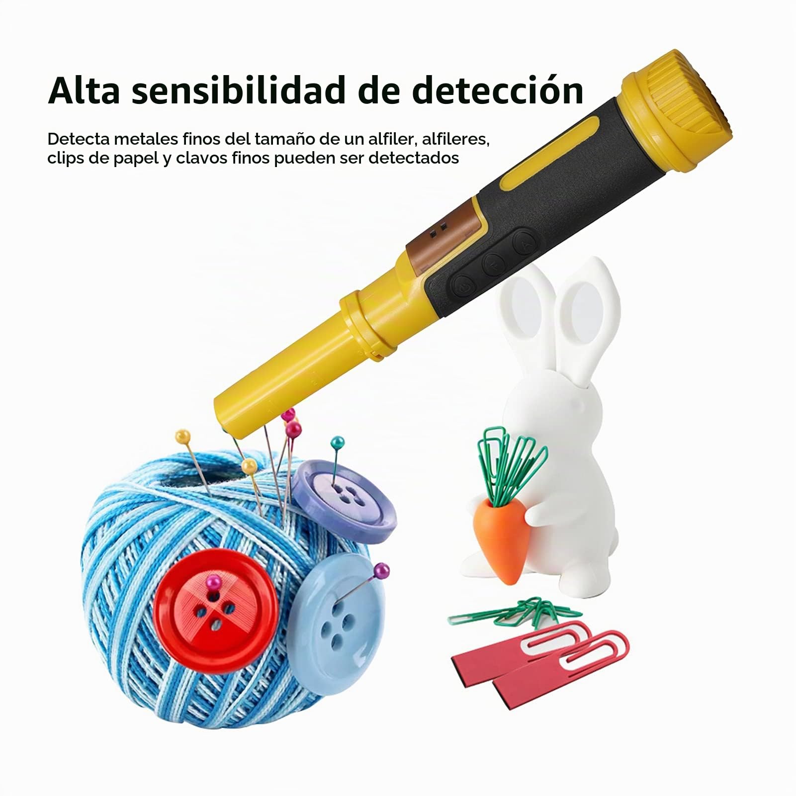 BuyWeek Detector de Metales Subacuático, Detectores de Metales de Mano 2 en 1 IP68 Buscador de Tesoros de Buceo Portátil para Bucear y Cazar Tesoros