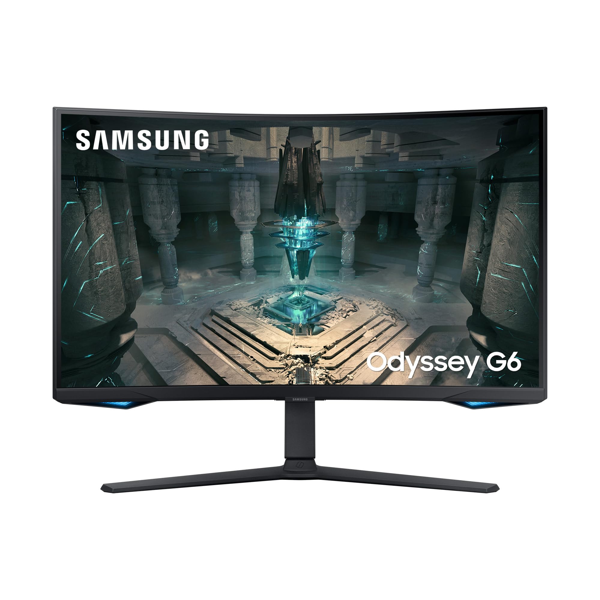 Samsung LS32BG652EUXEN Odyssey G6 Curved 32'' Monitor with QHD resolution and 240 Hz refresh rate,1 ms, DisplayHDR 600,QHD (2560x1440) FreeSync Premium Pro